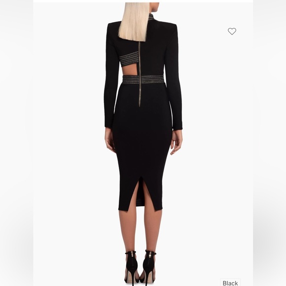 NWT - Zhivago “Message to Love” Side Cut Out Midi Dress - Picture 3 of 15